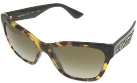 Miu Miu Sunglasses Women Havana Cat Eye MU 06RS 7S0-1X1 - £175.22 GBP