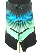 Speedo Board Shorts Size 34 Medium Unlined Multicolor Recreational Water... - £12.56 GBP