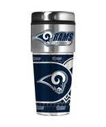 Los Angeles Rams Metallic Travel Tumbler Stainless Steel 16oz - €21,39 EUR