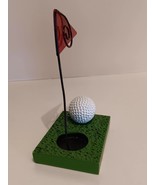 Golf Putting Green Wire Photo Business Card Holder Golfer Golfing Deskto... - $181.31 MXN