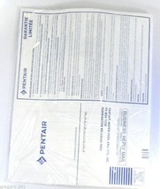 Pentair Sta-Rite Installation & User Guide w/ Warranty Card for Intellipro Pump - $28.65