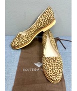 New Bottega Veneta Leopard Print Slip On Loafers 22041 Shoes Size 9.5 B - £59.48 GBP