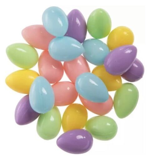 Pastel Mini Eggs for Easter Crafts, Decor - Jelly Bean Sized - 20 Pieces - $8.79