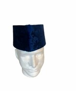 Men&#39;s Blue Handmade African Traditional Chieftaincy Hat. One Size. 22 In... - €36,36 EUR