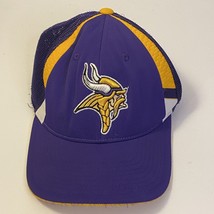 Reebok Minnesota Vikings Purple/Yellow (OSFA) NFL EQUIPMENT Mesh Trucker... - $7.99