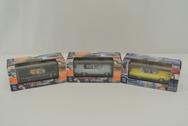 New-Ray Lot of 3 Diecast Vehicles &#39;55 Cadillac Eldorado &#39;64 Chrysler 1:4... - £26.05 GBP