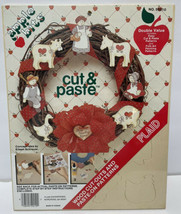 Apple Bits Wood Cut Outs and Paste On Patterns Bless Our Country Home New Sealed - $12.60