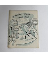 A World About Tin Cans Canco A1-3 50-CG USA Booklet Paperback - $24.75