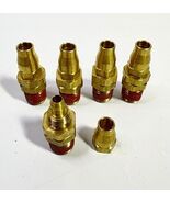5-Brass Reusable 3/16” ID Hose Swivel Compression Fitting X 1/4” Male NPT - $37.75