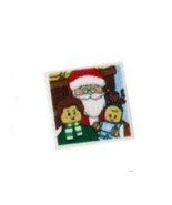 Santa Claus Picture With Children Christmas 2X2 Printed Piece Minifigure... - $4.85 CAD