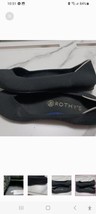 Rothy’s The Flat Black Slip On Round Toe Shoes Women&#39;s Size 9 - £56.05 GBP