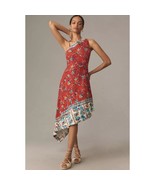 NWT Anthropologie Sleeveless Asymmetrical Open-Back Linen Midi Dress $17... - $108.32 CAD