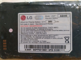 Genuine Oem Lg LGLP-AGHM Li-Ion Battery 3.7V 950mAh For Voyager VX10000 VX9400 - £11.84 GBP