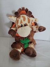 Fiesta Blanket Lovey Babies Giraffe In Blanket 14&quot; Plush Stuffed Animal Toy - £7.74 GBP