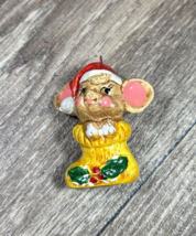 Enesco Imports Japan Christmas Holiday Mouse In Stocking 2" - $6.99