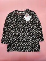 xhunHo Women&#39;s Tops Long-Sleeve T-Shirt Crewneck Floral Print Blouse - £15.94 GBP