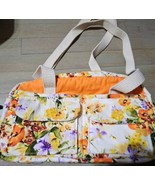 Shirley Shephard Floral Cloth Purse Small Utility Baby Travel Bag 11&quot;x7&quot;... - $459.01 MXN