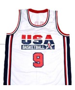 Michael Jordan Custom Team USA Basketball Jersey White Any Size - £27.45 GBP+