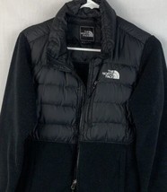 The North Face Denali 550 Down Fleece Jacket Black Polartec Zip Women’s ... - £39.84 GBP