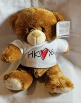 Teddy Bear plush  from Hong Kong Tourism Board HK Loves You Red Heart Unique NWT - £5.42 GBP