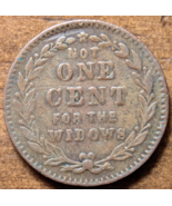 1863 Millions For Contractors Not One Cent For The Widows Civil War Token - £18.68 GBP