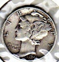 Mercury Dimes coin - Liberty Dimes 1944 - £2.79 GBP