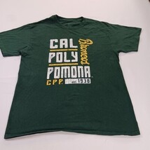 Hanes ComfortSoft BRONCOS Men's Green Cotton Short Sleeve Graphic T-Shirt Size M image 10