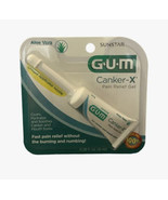 GUM Canker-X Pain Relief Gel Aloe Vera 0.28 oz Exp 1/31/24 - £17.89 GBP