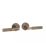 New Antique Brass Satcher Brass Privacy Interior Door Set - Lever Handle... - $109.95