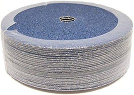 Benchmark Abrasives 7&quot; Zirconia Resin Fiber Sanding Discs For, 24 Grit. - £33.86 GBP