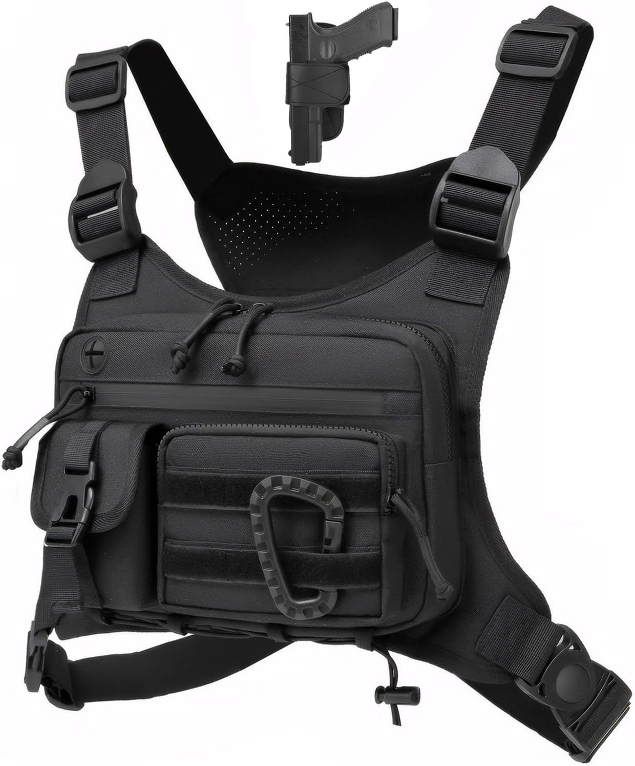 Chest Bag For Men And Women,Chest Bag Vest For Running, Hiking, Edc Ches... - $42.94