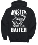 World Class Master Baiter, black Hoodie. Model 6400014  - £32.20 GBP