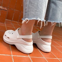 Sandals Women Summer  New High Heels Platform Outdoor Clogs Slides Female Nurse  - £29.09 GBP