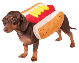 Hot Dog Small Bad Dog Costume Rubies Pet Shop - £27.77 GBP