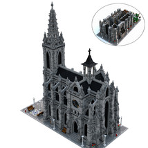 Modular Cathedral with Interior Building Bricks Toys Blocks Set Model Collection - £672.16 GBP
