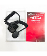 RPS Studio Dedicated Heavy Duty TTL Flash Cord for Canon EOS Cameras - $24.26