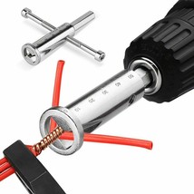 Automatic Wire Stripper Twisting Tool Connector Cable Stripping Drill At... - £11.82 GBP