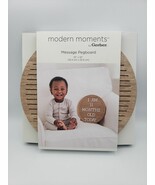 Modern Moments Wooden Message Pegboard By Gerber 10&quot;x 10&quot; Baby Newborn G... - $27.81 CAD