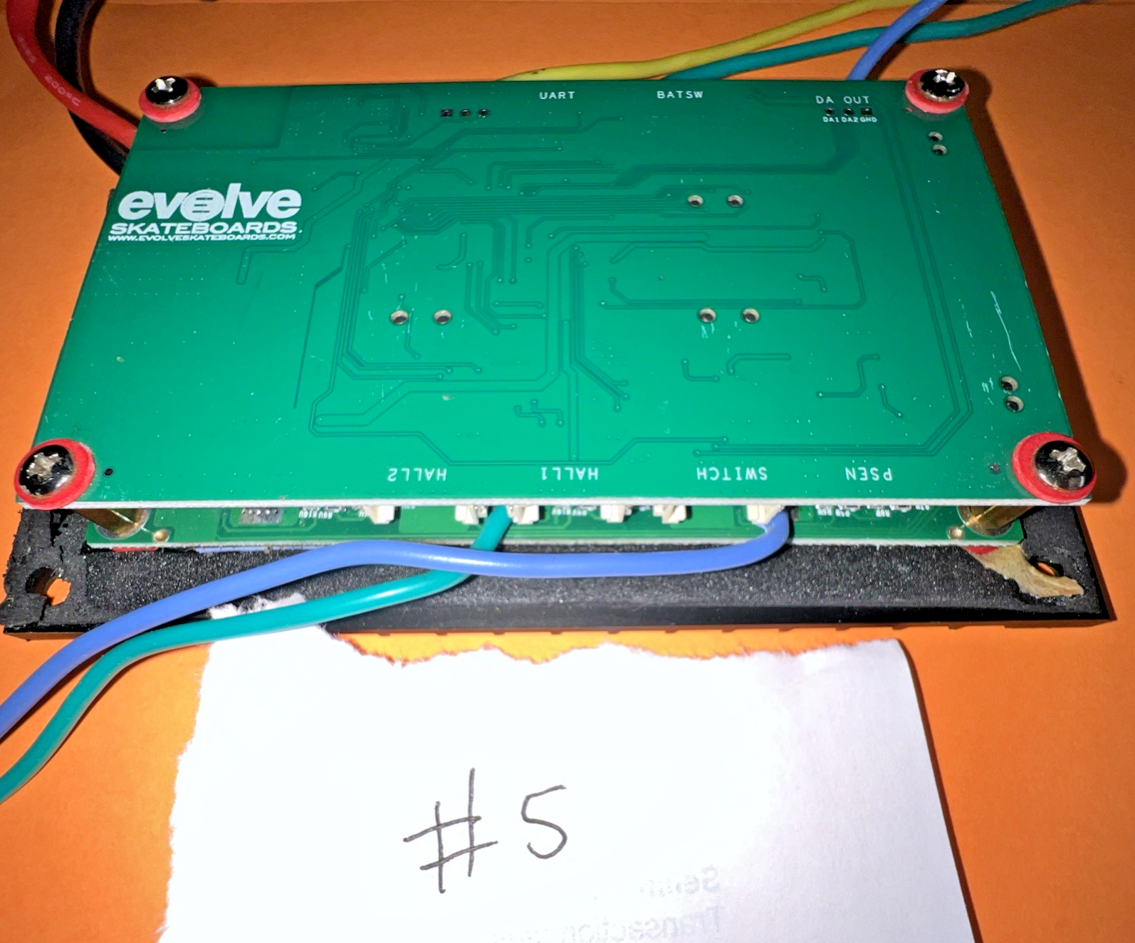 Evolve Carbon GT Electric Skateboard Motherboard Parts/Repair Bottom Pie... - £53.59 GBP
