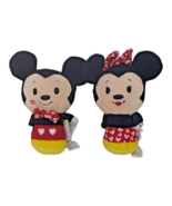 Disney Mickey &amp; Minie Mouse Itty Bittys Plushes 5&quot; Stuffed Toys Hallmark - £7.92 GBP