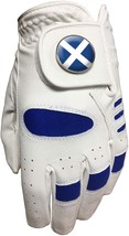 NEW JUNIOR BLUE ALL WEATHER GOLF GLOVE. SCOTLAND BALL MARKER. ALL SIZES - £7.65 GBP