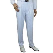 Men Apollo King Double Breasted Suit Classic Peak Lapel Pleated DM26 White image 3