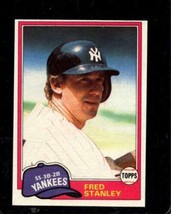 1981 Topps #281 Fred Stanley Nm Yankees *X100797 - £0.99 GBP