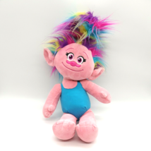 Build A Bear Poppy Trolls DreamWorks Rainbow Hair Stuffed Toy Clean Sani... - £16.22 GBP