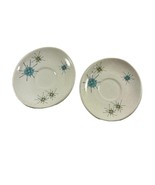 Vintage Franciscan Atomic Starburst Lot of 2 Saucers 6&quot; NO Cups - £14.98 GBP