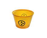 Pittsburgh Steelers Plastic Yellow Ice Bucket 6 Inches Tall 9 Inches Dia... - $12.52