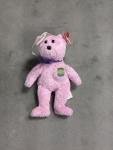 Easter TY Basket Beanie Baby EGGS the Bear 5” Tall Ornament - £6.35 GBP