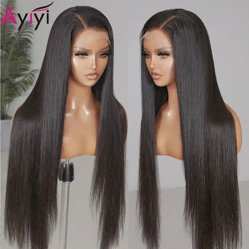 Glueless Wig Straight HD Lace13x6 Human Hair Redy To Wear PrePlucked 4X4 La - £33.93 GBP+