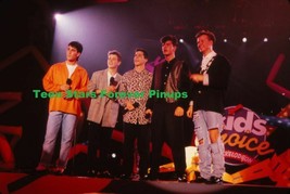 New Kids on the block 8 X 10 photo vintage 1989 Kids Choice Awards group shot - £9.61 GBP