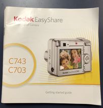 Kodak C743 C703 Digital Camera Manual/User&#39;s Guide - $7.70